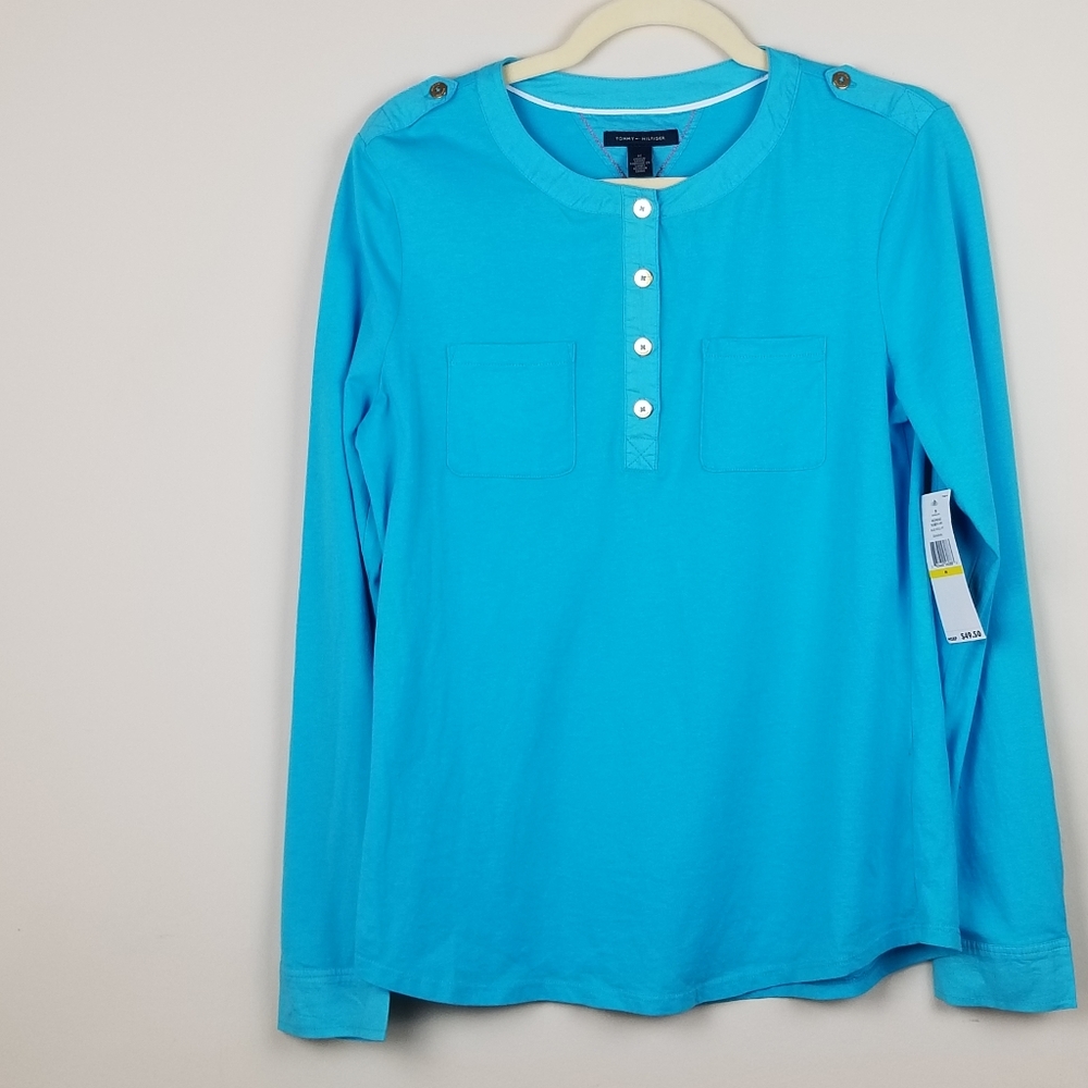 Tommy Hilfiger Blue Atoll Top